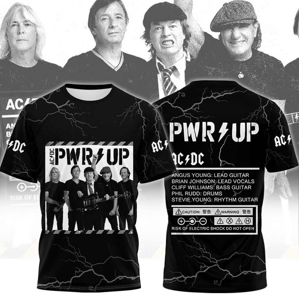 AC/DC Shirt PWR UP TOUR 2024 ACDC240224LNQ20VKH Outfit Giftstore