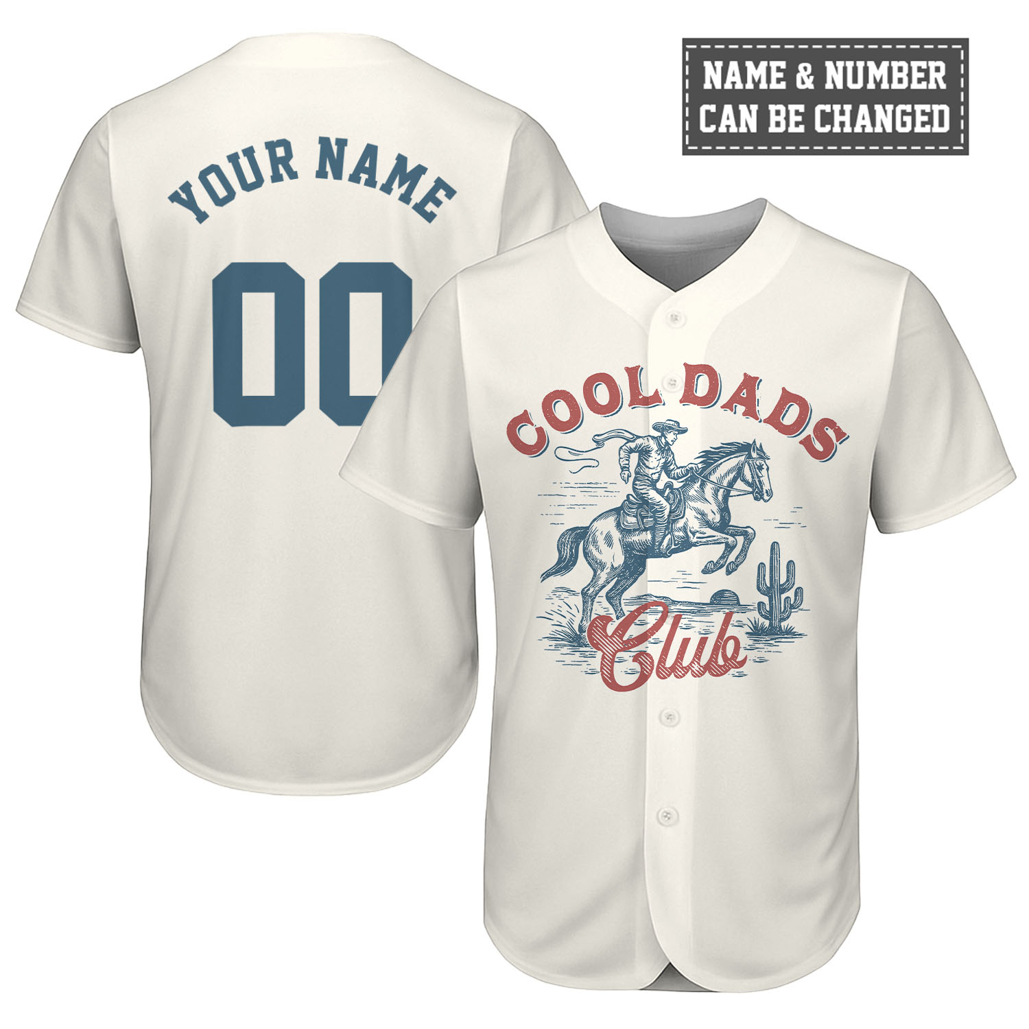 Cool Dads Club Baseball Jersey
