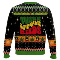 Hooktab 420 Bob Marley Every Liltle Thing Is Gonna Be Alright Ugly Christmas Sweater