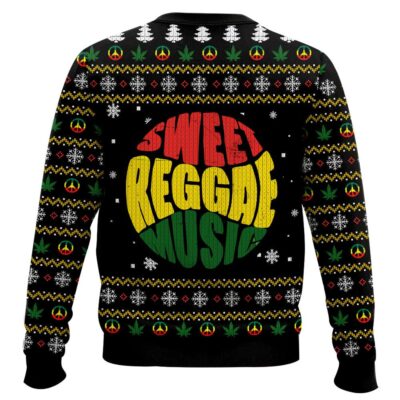 Hooktab 420 Bob Marley “Love The Life You Live, Live The Live You Love” Ugly Christmas Sweater