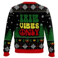 Hooktab 420 Bob Marley "None But Ourselves Can Free Our Mind" Ugly Christmas Sweater