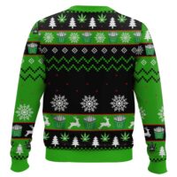 Hooktab 420 Marijuana I’m Smokin’ It Ugly Christmas Sweater