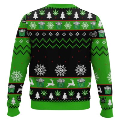 Hooktab 420 Marijuana I’m Smokin’ It Ugly Christmas Sweater
