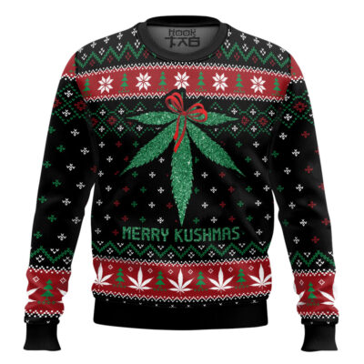 420 Merry Kushmas Ugly Christmas Sweater