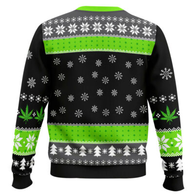 Hooktab 420 Scream Just Chilling Ugly Christmas Sweater
