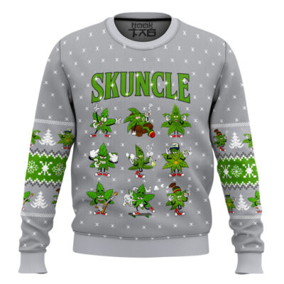 420 Skuncle Ugly Christmas Sweater