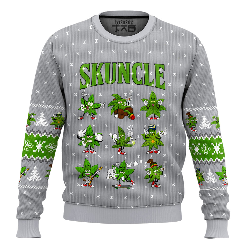 Hooktab 420 Skuncle Ugly Christmas Sweater Hooktab 420 Skuncle Ugly Christmas Sweater