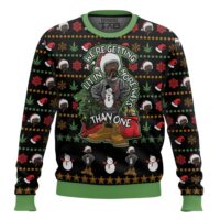 Hooktab 420 Snoop Dogg "This Holiday Season, We’re Getting Lit In More Ways Than One" Ugly Christmas Sweater