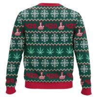 Hooktab 420 Wanna Smoke Alpaca Bowl Ugly Christmas Sweater