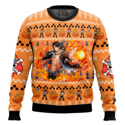 Ace One Piece Ugly Christmas Sweater