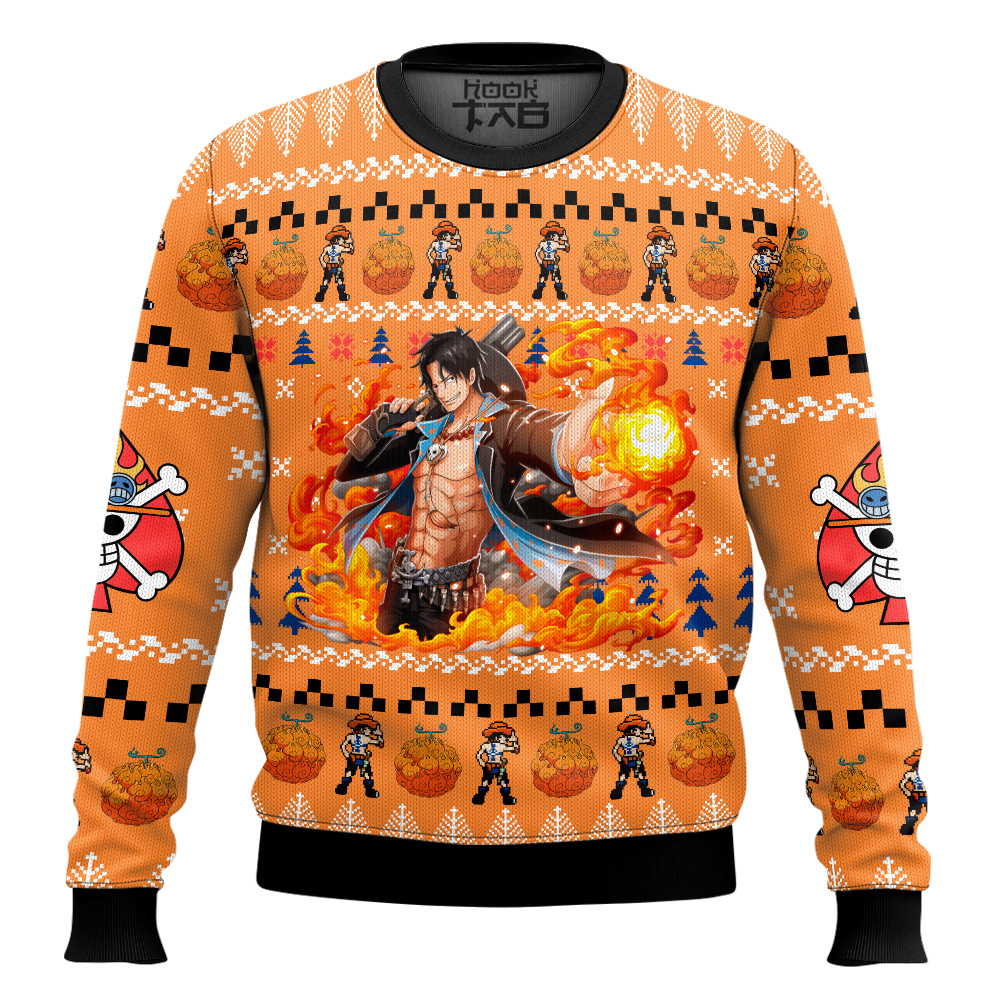 Hooktab Ace One Piece Ugly Christmas Sweater Hooktab Ace One Piece Ugly Christmas Sweater
