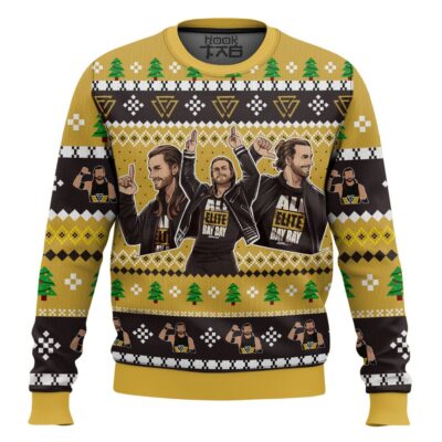 Adam Cole WWE Ugly Christmas Sweater