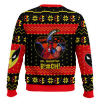 Hooktab Adamantium B!#ch! Deadpool & Wolverine Ugly Christmas Sweater