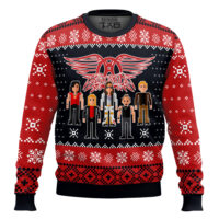 Hooktab Aerosmith Ugly Christmas Sweater