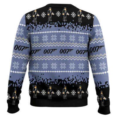 Hooktab Agent 007 Mission Impossible Ugly Christmas Sweater