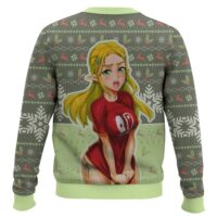 Hooktab Ahegao Zelda Ugly Christmas Sweater