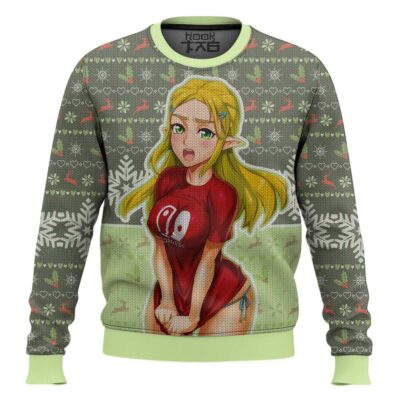Ahegao Zelda Ugly Christmas Sweater