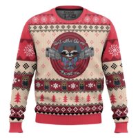Hooktab Ain't No Thing Like Me Except Me Rocket Raccoon Ugly Christmas Sweater