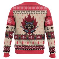 Hooktab Ain't No Thing Like Me Except Me Rocket Raccoon Ugly Christmas Sweater