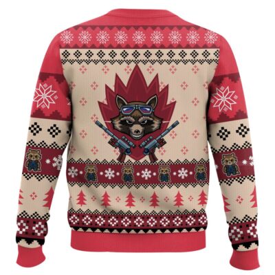 Hooktab Ain’t No Thing Like Me Except Me Rocket Raccoon Ugly Christmas Sweater