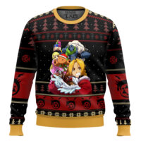 Hooktab Alchemy Holidays Fullmetal Alchemist Ugly Christmas Sweater