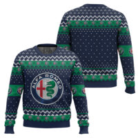 Hooktab Alfa Romeo Ugly Christmas Sweater