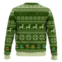 Hooktab All I Want For Christmas Is Pizza Ninja Turtles Ugly Christmas Sweater
