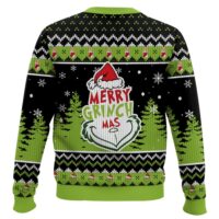 Hooktab All I Want For Christmas Is Silence! Grinch Ugly Christmas Sweater