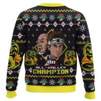 Hooktab All-Valley Champion Karate Kid Ugly Christmas Sweater