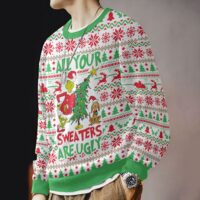 Hooktab All Your Sweater Are Ugly Grinch Ugly Christmas Sweater