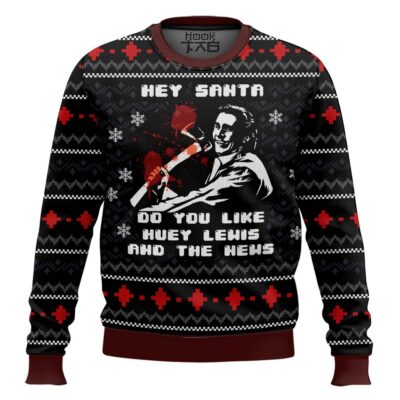 American Santa American Psycho Ugly Christmas Sweater