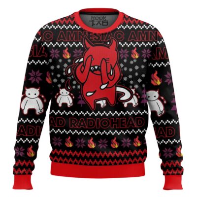 Amnesiac Radiohead Ugly Christmas Sweater