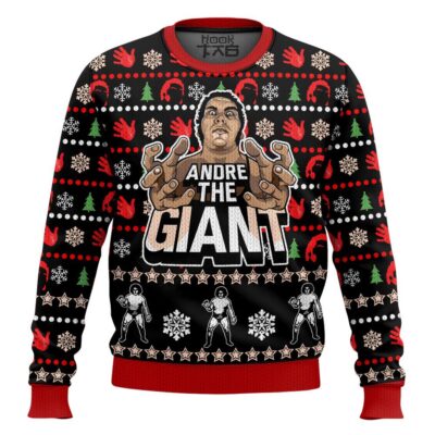 Andre The Giant WWE Ugly Christmas Sweater