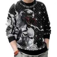 Hooktab Anti-venom Marvel Venom Ugly Christmas Sweater