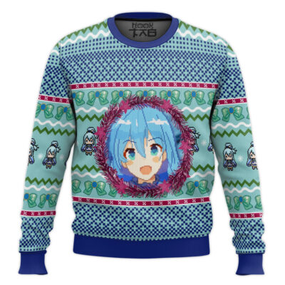 Aqua Konosuba Ugly Christmas Sweater