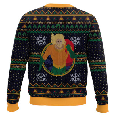 Hooktab Aquaman DC Ugly Christmas Sweater