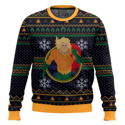 Aquaman DC Ugly Christmas Sweater