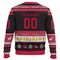 Hooktab Arizona Cardinals - Custom Name And Number Ugly Sweater