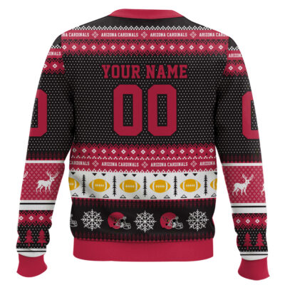 Hooktab Arizona Cardinals – Custom Name And Number Ugly Sweater