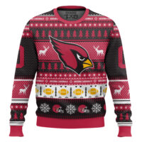 Hooktab Arizona Cardinals - Custom Name And Number Ugly Sweater
