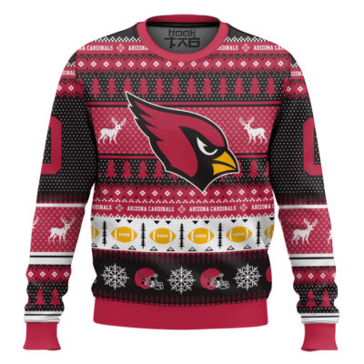 Arizona Cardinals - Custom Name And Number Ugly Sweater