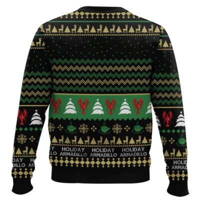 Hooktab Armadillo Ross I’m The Holiday Friends Ugly Christmas Sweater
