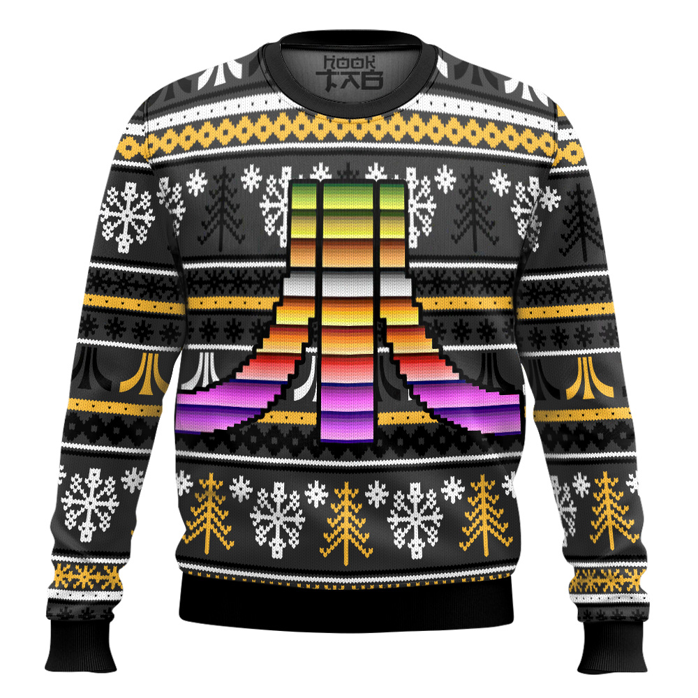 Hooktab Atari Ugly Christmas Sweater Hooktab Atari Ugly Christmas Sweater