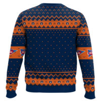 Hooktab Auburn Tigers - Custom Name And Number Ugly Christmas Sweater