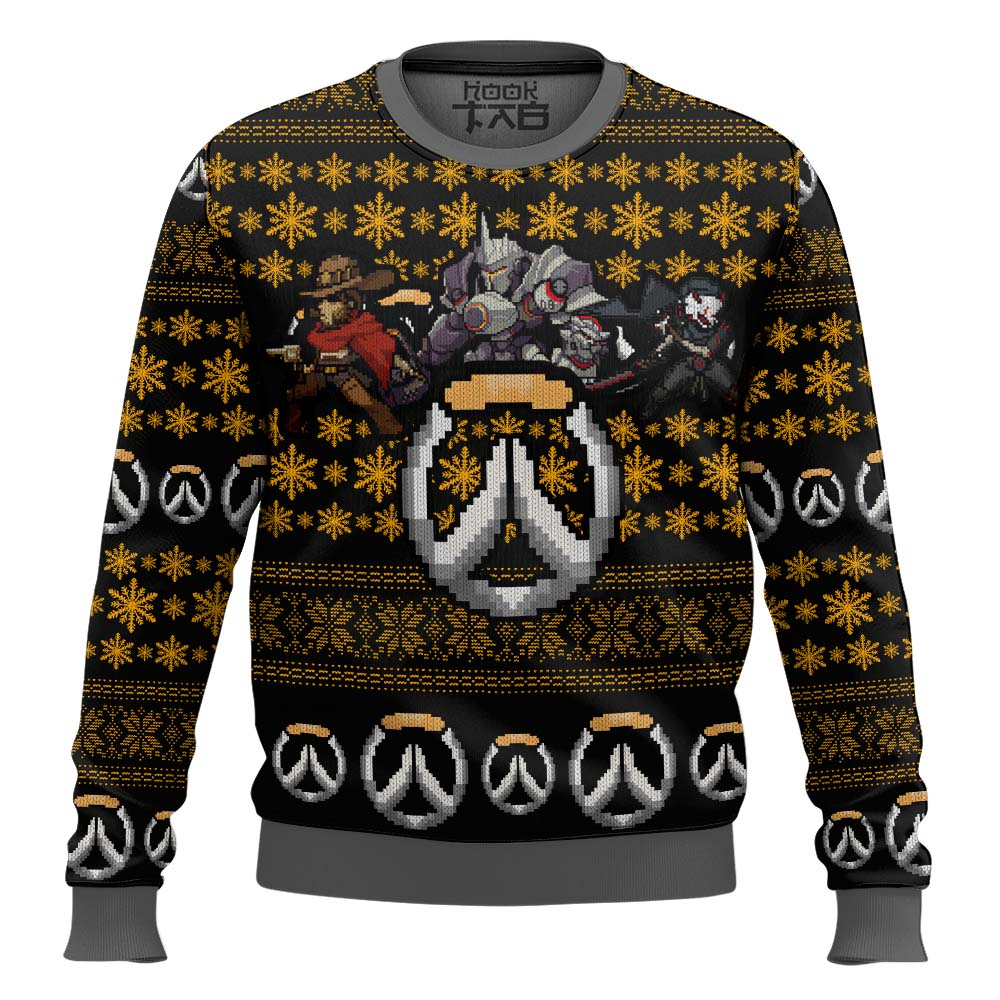Hooktab Aura Farming Overwatch Ugly Christmas Sweater Hooktab Aura Farming Overwatch Ugly Christmas Sweater