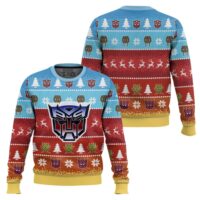 Hooktab Autobots Transformers Ugly Christmas Sweater