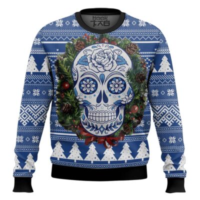 Awesome Sugar Skull Ugly Christmas Sweater