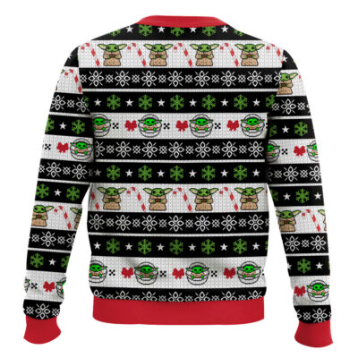 Hooktab Baby Yoda Is This Jolly Enoguh Star Wars Ugly Christmas Sweater