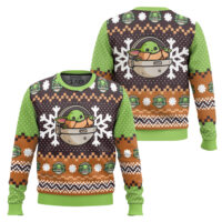 Hooktab Baby Yoda Star Wars Star Wars Ugly Christmas Sweater