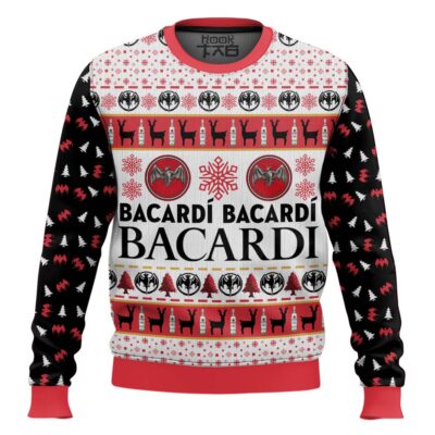 Bacardi Rum Ugly Christmas Sweater